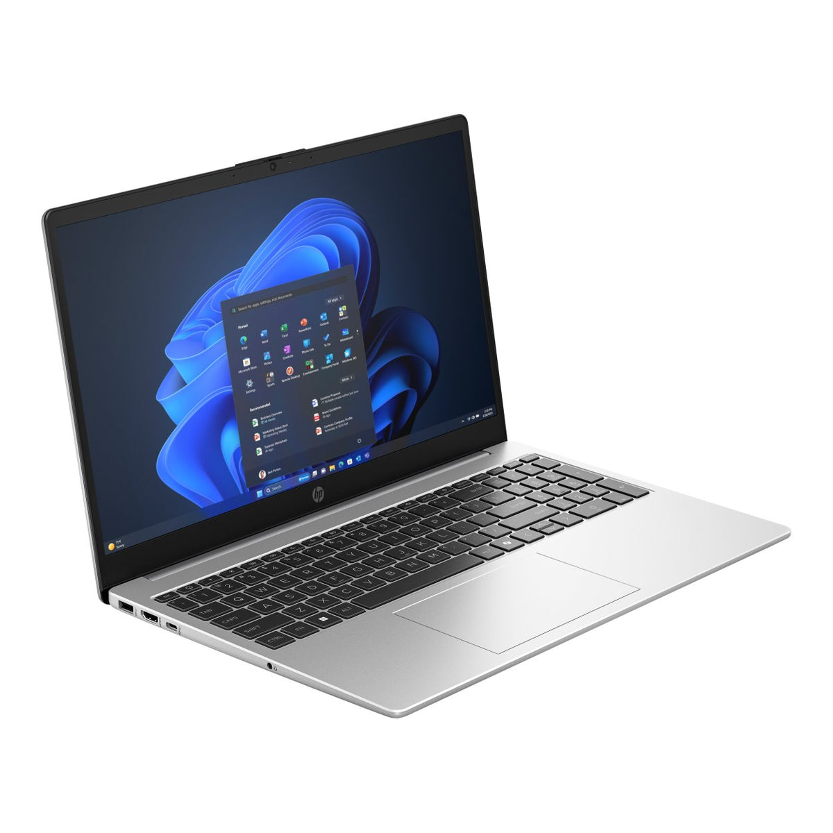 HP 255R G10 15.6-inch FHD Laptop - AMD Ryzen 5 7535U 512GB SSD 8GB RAM Win 11 Home Silver image 4