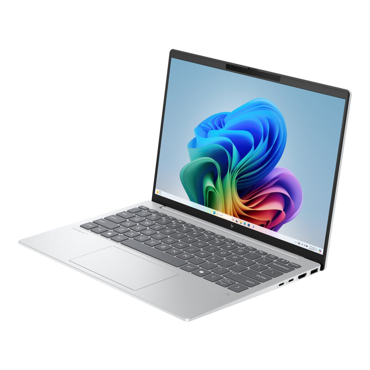 HP OmniBook 7 Aero 13-bg1003ni 13.3-inch WQXGA Next Gen AI Laptop - AMD Ryzen 7 350 1TB SSD 32GB RAM Win 11 Home Glacier Silver image 3