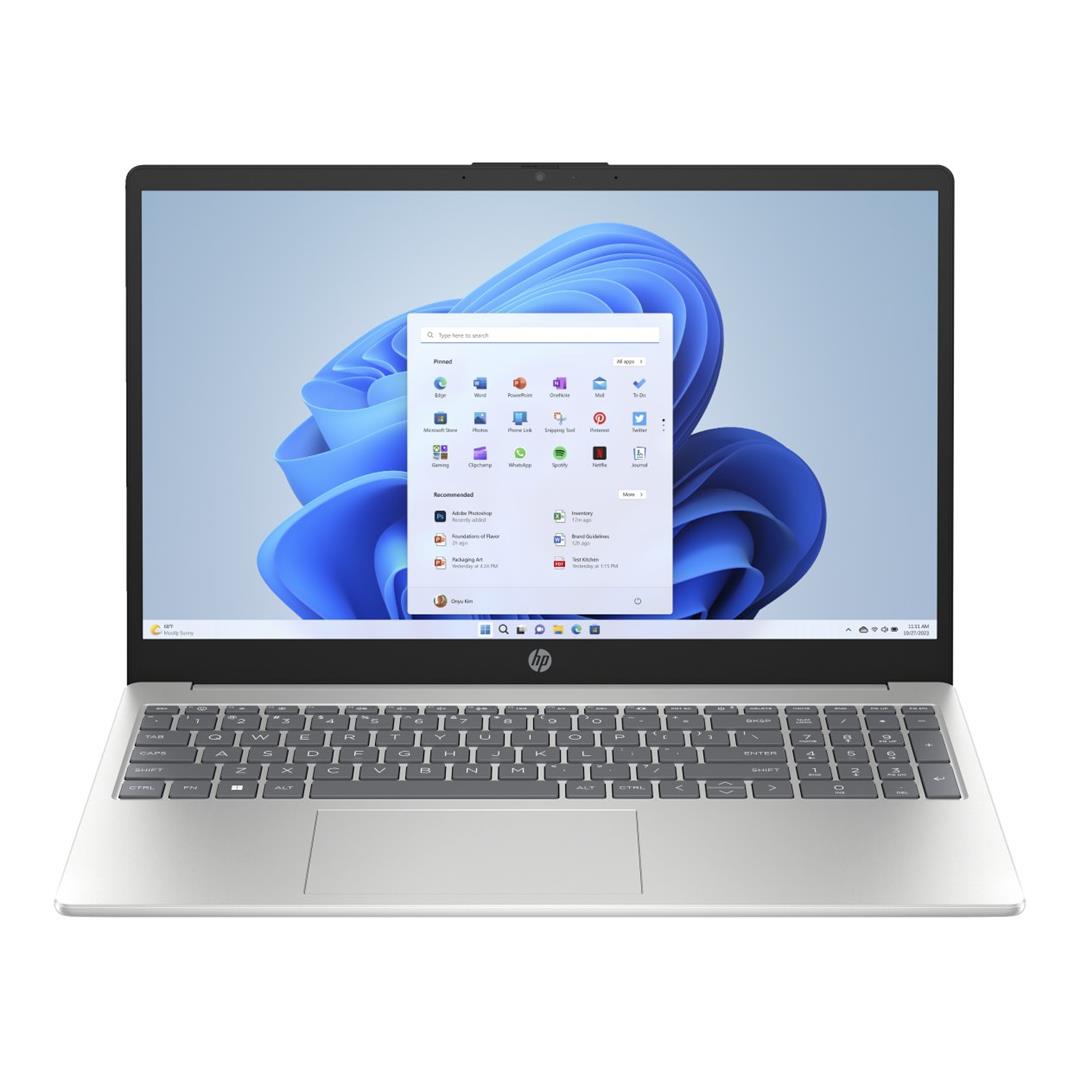 HP 15-fc0048ni 15.6-inch FHD Laptop - AMD Ryzen 7 7730U 512GB SSD 8GB RAM Win 11 Home Natural Silver