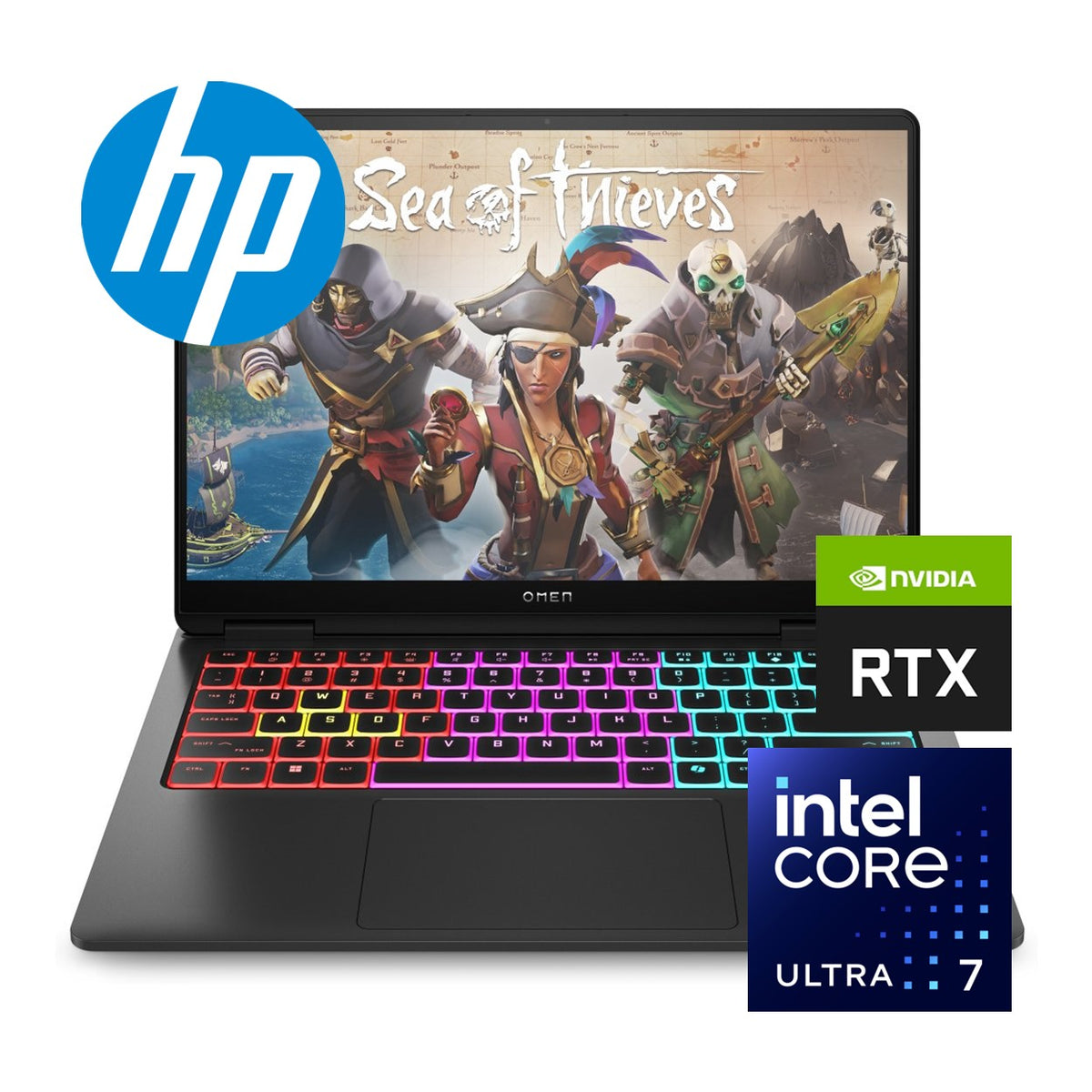 HP OMEN Transcend 14-fb1004ni 14-inch 3K OLED AI Laptop - Intel Core Ultra 7 255H 1TB SSD 32GB RAM RTX 5060 Win 11 Home image 2