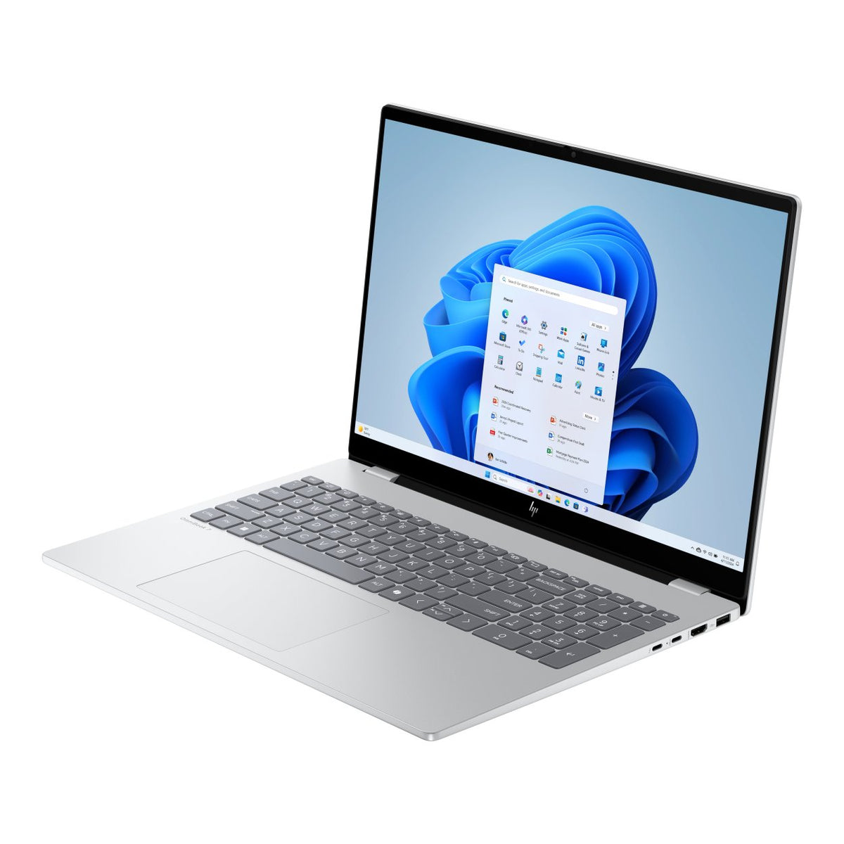 HP OmniBook 7 16-bh0002si 16-inch 2K Next Gen AI Laptop - Intel Core Ultra 7 356H 1TB SSD 24GB RAM Win 11 Home Glacier Silver image 3