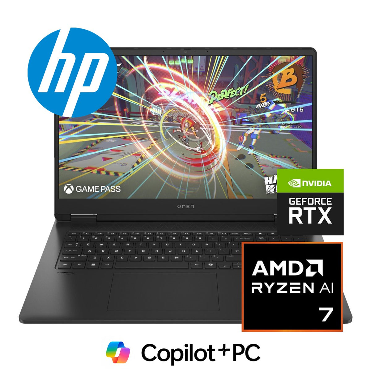 HP OMEN Gaming 17-db1011ni 17.3-inch QHD AI Laptop - AMD Ryzen 7 350 1TB SSD 16GB RAM RTX 5070 Win 11 Home image 2
