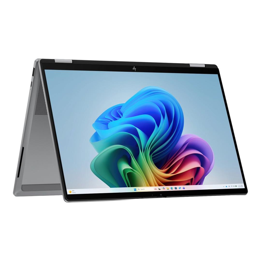 HP OmniBook X Flip 14-kb0007ni 14-inch 2K Next Gen AI 2-in-1 Laptop - Intel Core Ultra 7 355 512GB SSD 16GB RAM Win 11 Home Meteor Silver