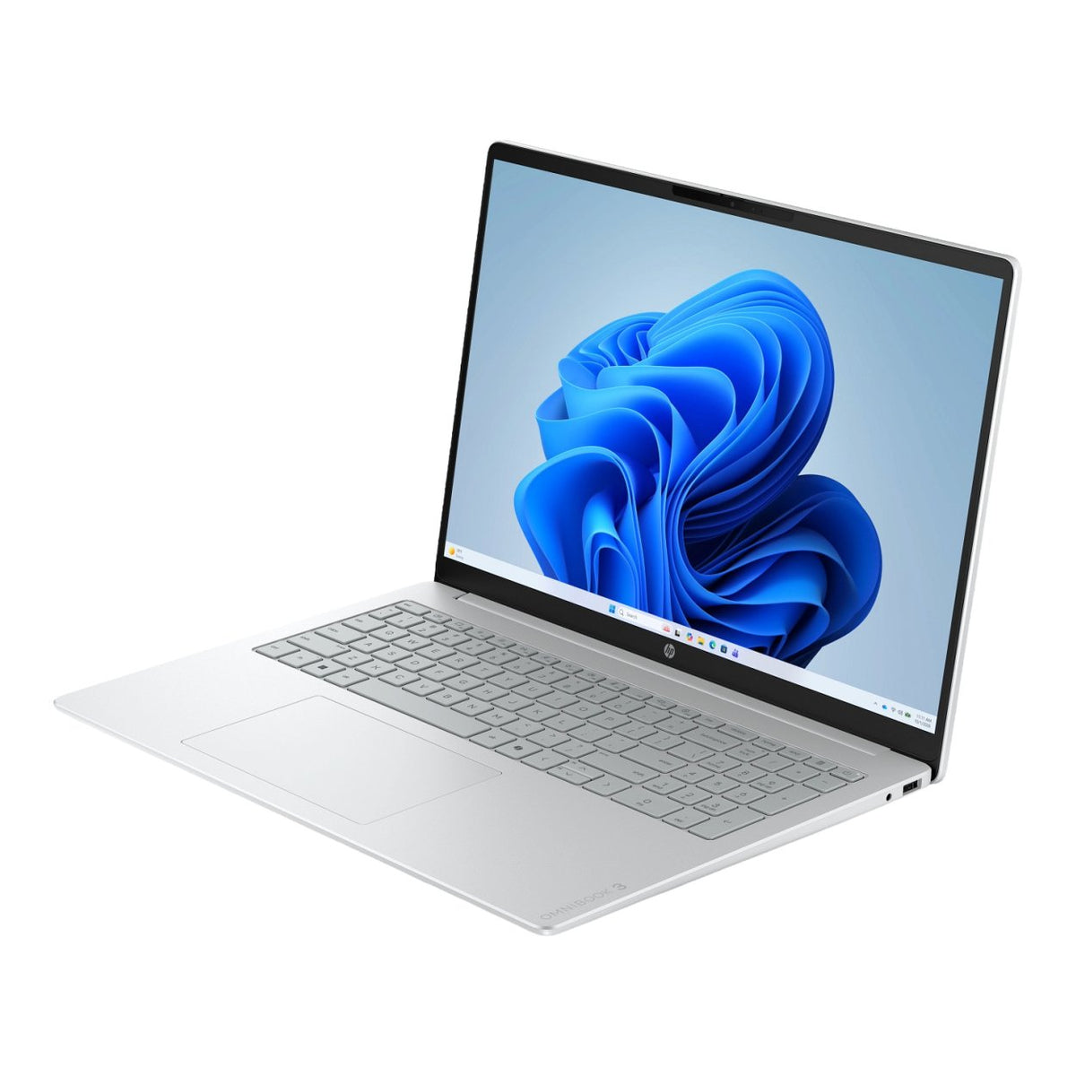HP OmniBook 3 16-by0025ni 16-inch 2K Laptop - AMD Ryzen 5 130 512GB SSD 8GB RAM Win 11 Home Glacier Silver image 3