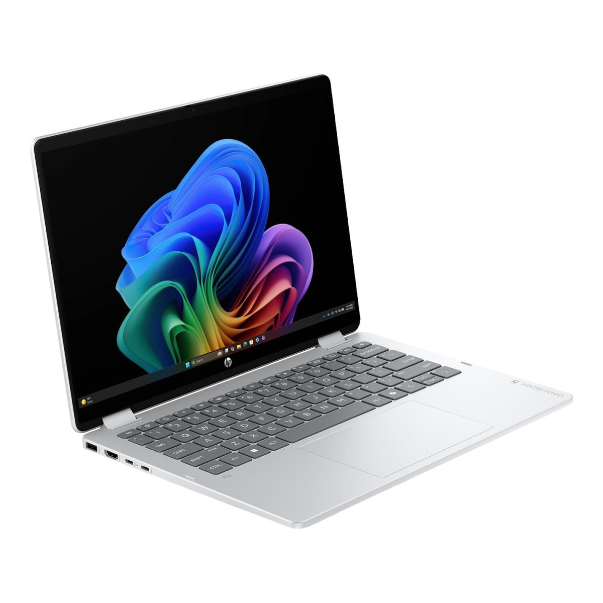HP OmniBook 5 Flip 14-km00 14-inch 2K Next Gen AI 2-in-1 Laptop - Intel Core Ultra 7 355 512GB SSD 16GB RAM Win 11 Home Glacier Silver image 6