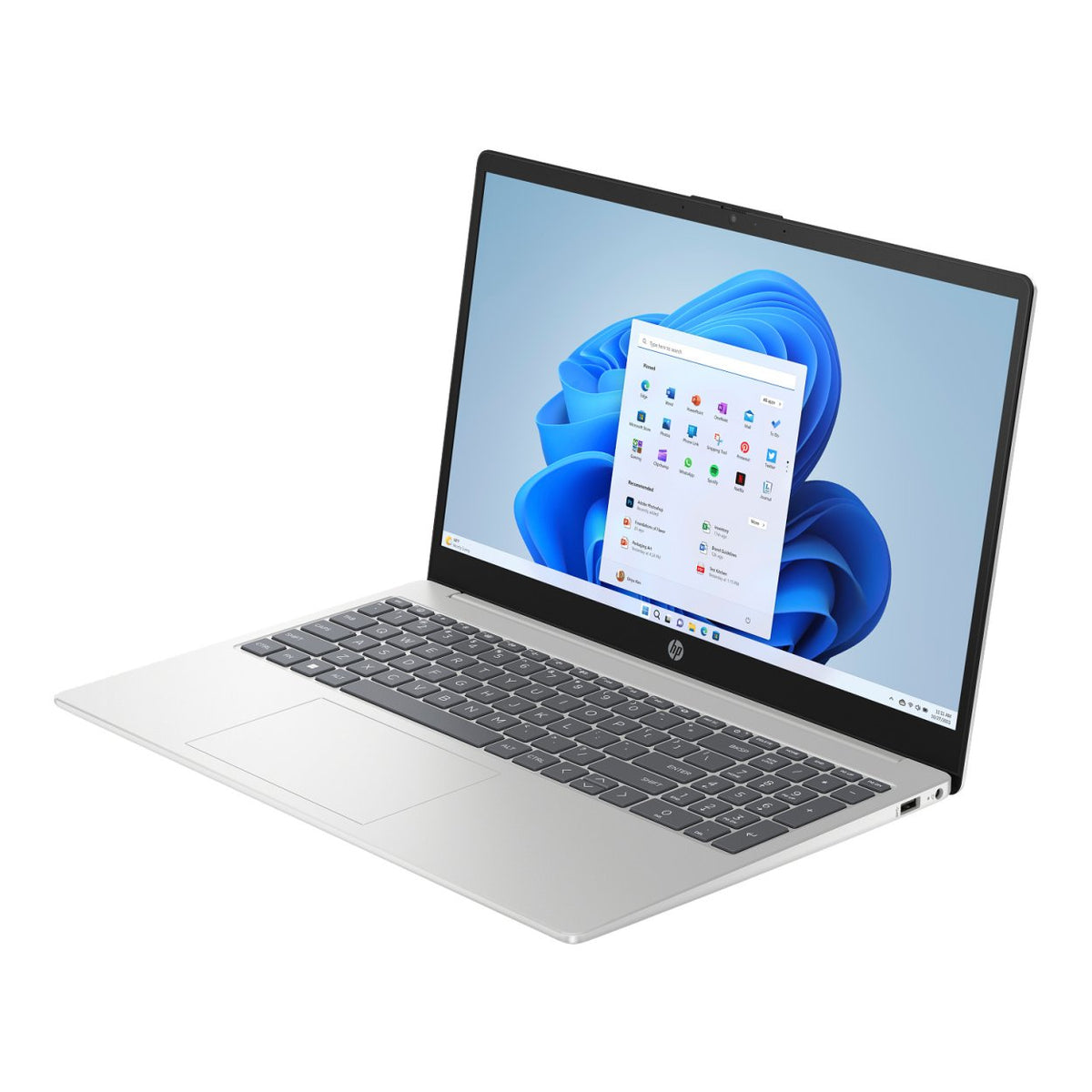 HP 15-fd1053ni 15.6-inch FHD Laptop - Intel Core 7 150U 512GB SSD 16GB RAM Win 11 Home Natural Silver image 3
