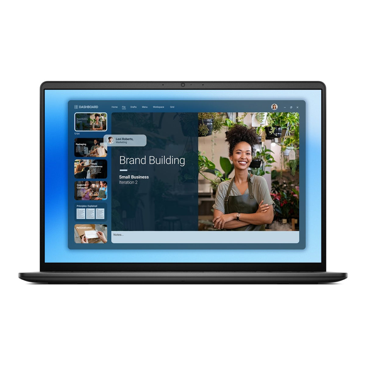 Dell 16 16-inch FHD+ Laptop - Intel Core 5 120U 512GB SSD 16GB RAM Win 11 Home image 2