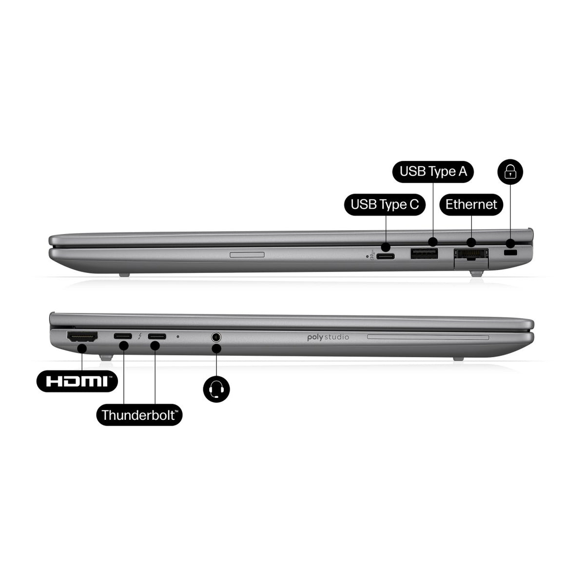 HP ZBook 8 G1i 14-inch WUXGA AI Mobile Workstation - Intel Core Ultra 7 255H 1TB SSD 24GB RAM Win 11 Pro image 7