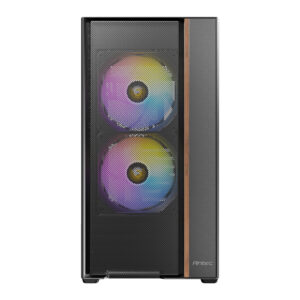 Antec FLUX Rear ARGB ATX Mid Tower Gaming Chassis - Black image 2