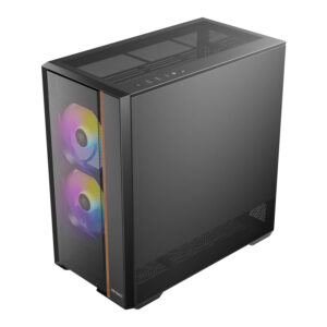 Antec FLUX Rear ARGB ATX Mid Tower Gaming Chassis - Black image 3