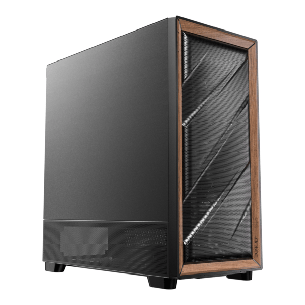Antec FLUX SE E-ATX | ATX | Micro-ATX | ITX Mid-Tower Gaming Chassis Wood Front Panel- Black