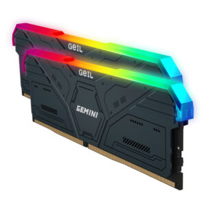 GeIL Gemini RGB 32GB DDR5 6000MHz Desktop Gaming Memory Kit (2 x 16GB) – Grey image 3