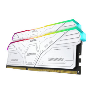 GeIL Gemini RGB 32GB DDR5 6000MHz Desktop Gaming Memory Kit (2 x 16GB) – White image 2