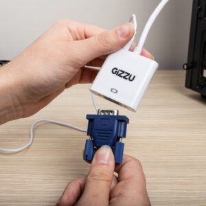 Gizzu 1080P HDMI to VGA Adapter with Audio image 3