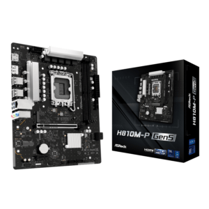 ASROCK H810M-P Gen 5 Intel LGA 1851 M-ATX Motherboard image 1