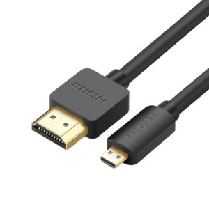 UGREEN HD127 Micro HDMI to HDMI 2.0 Cable 1.5M - Black image 1