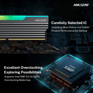Hiksemi Future RGB 16GBKIT (2x8GB) 3600MHz DDR4 Desktop Gaming Memory Black image 6