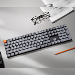 Keychron K5 Max QMK/VIA Full-sized Wireless Custom Mechanical Keyboard | RED Switches image 3