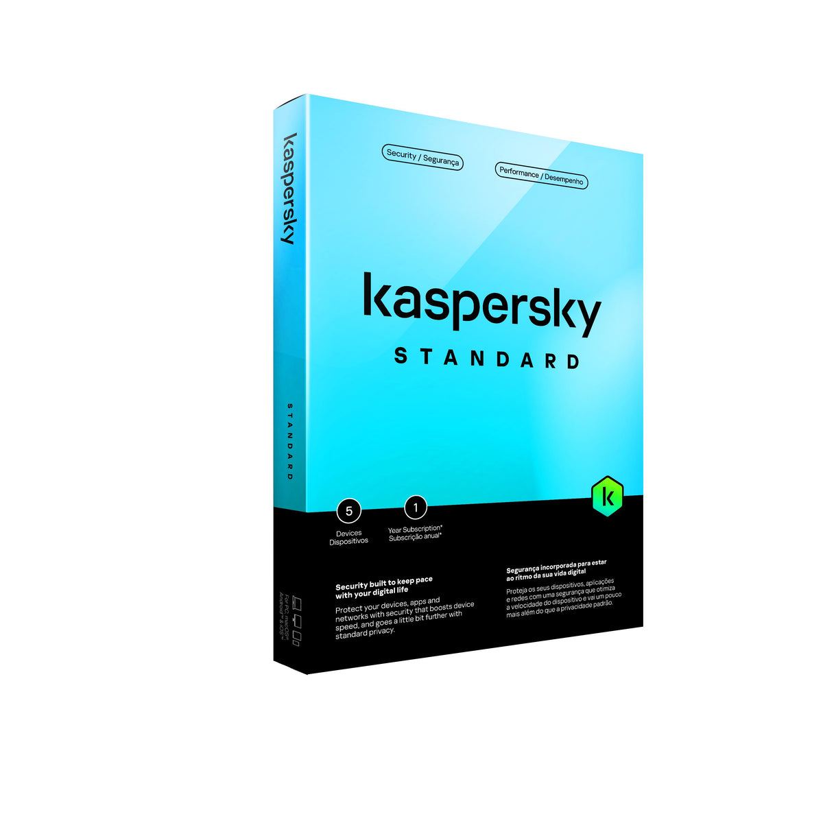 Kaspersky Standard Anti-Virus 2-year 5-Device License KL10419DEDS - ESD