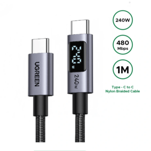 UGREEN 240W USB Type-C Cable with LED Display 1M image 2