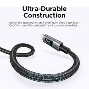 UGREEN 240W USB Type-C Cable with LED Display 2M image 5