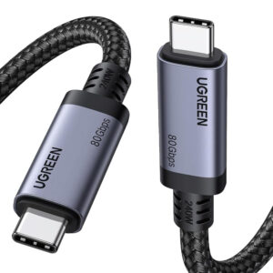 UGREEN USB4 Gen4 240W USB-C to USB-C Cable (Black) image 1