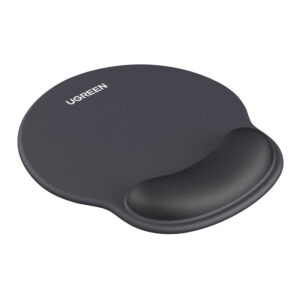 UGREEN LP668 Ergonomic Mousepad with Wrist Rest (220 x 245 mm) - Black image 2