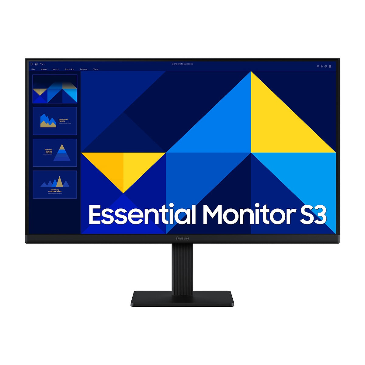 Samsung Essential S30GD 24-inch 1920 x 1080p FHD 16:9 100Hz 5ms LED IPS Monitor LS24D300GAUX image 3