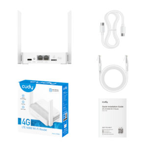 Cudy LT300 4G LTE N300 Wi-Fi Router - White image 5