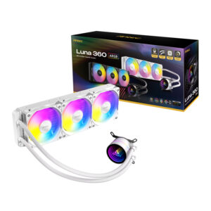 Antec Luna 360 ARGB CPU Liquid Cooler - White image 7