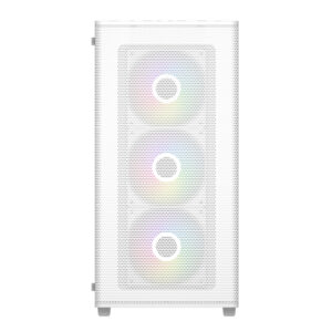 FSP M220 ATX Mid Tower Gaming Chassis - White image 2