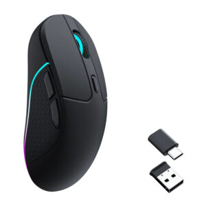 Keychron M3 RGB Wireless Optical Mouse – Black image 2