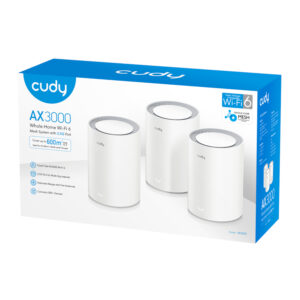 Cudy AX3000 Wi-Fi 6 Mesh Kit 3 Pack - White image 4
