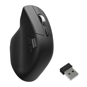Keychron M6 30000 DPI Wireless Silent Mouse - Black (BT/2.4GHz/Wired) image 2