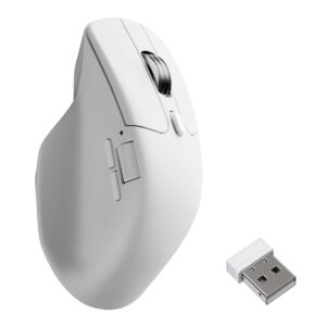 Keychron M6S-A24 PixArt 3950 8K 30000DPI Wireless Mouse (BT/2.4GHz/Wired) - White image 2