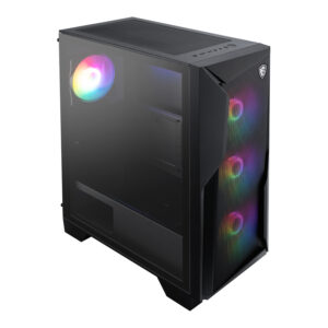 MSI MAG FORGE 130A Airflow ATX Gaming Chassis - Black image 3