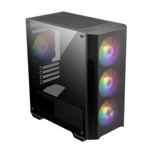 MSI MAG FORGE M100A mATX RGB GAMING CASE image 2