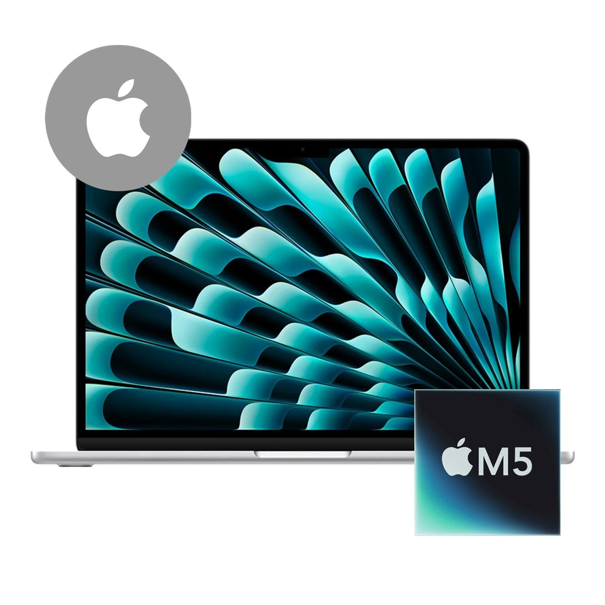 Apple MacBook Air 13.6-inch Retina Laptop - Apple M5 512GB SSD 16GB RAM macOS Silver image 2