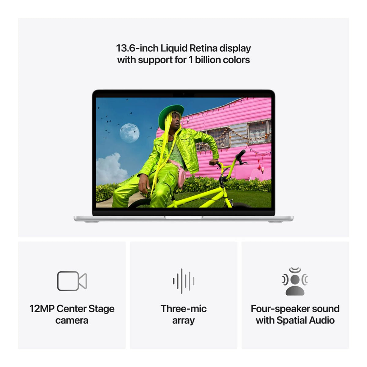 Apple MacBook Air 13.6-inch Retina Laptop - Apple M5 1TB SSD 16GB RAM macOS Silver image 9