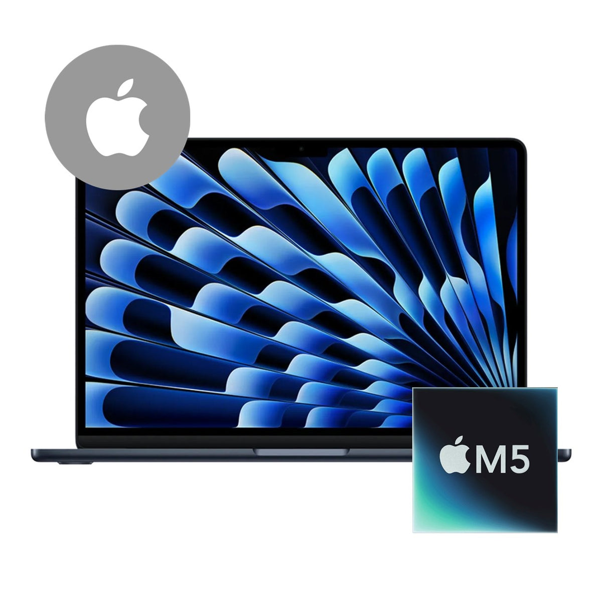 Apple MacBook Air 13.6-inch Retina Laptop - Apple M5 1TB SSD 24GB RAM macOS Midnight image 2