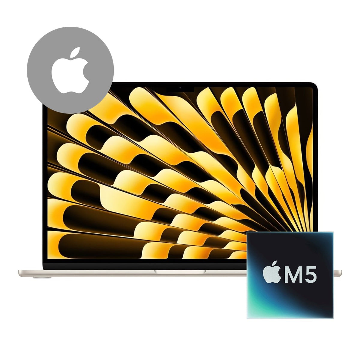 Apple MacBook Air 15.3-inch Retina Laptop - Apple M5 512GB SSD 16GB RAM macOS Starlight image 2