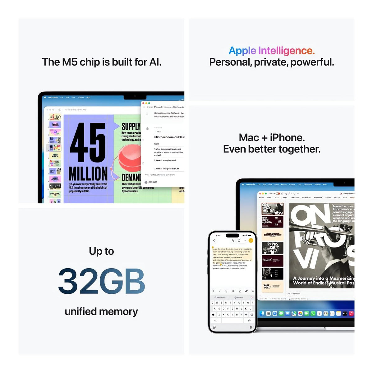Apple MacBook Air 15.3-inch Retina Laptop - Apple M5 512GB SSD 16GB RAM macOS Starlight image 9