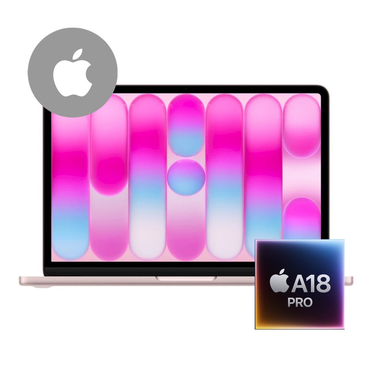 Apple MacBook Neo 13-inch Retina Laptop - Apple A18 Pro 512GB SSD 8GB RAM macOS Blush image 2