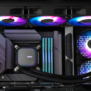 MSI MAG Coreliquid A13 360 AIO Liquid CPU Cooler - Black image 4
