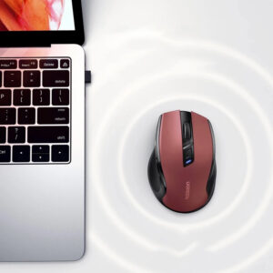 UGREEN MU006 2.4GHz Wireless Optical Mouse - Red image 5