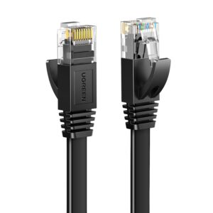 UGREEN NW102 Cat6 U/UTP Flat Ethernet Cable 2m - Black image 2