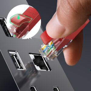 UGREEN RJ45 CAT6 Ethernet 0.5m LAN Network Cable -Red (1Gbps, 250MHz) image 6