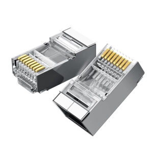 UGREEN NW111 RJ45 Cat6 Ethernet Network Head 100 Pack - Silver/Transparent image 2