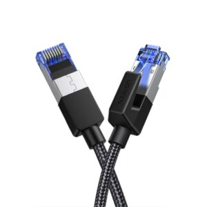 UGREEN Cat8 Nylon Braided Ethernet Cable - 40Gbps with Modular Plugs - 2m image 3