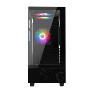 MSI PAG PANO M110A Micro-ATX Gaming Chassis – Black image 2